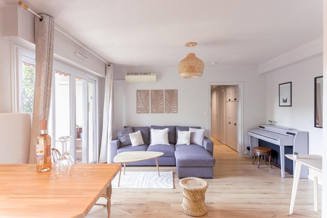 Beauvallon Plage - Magnifique T2 Avec Jardin, Proche Centre, Mer Antibes Exterior photo