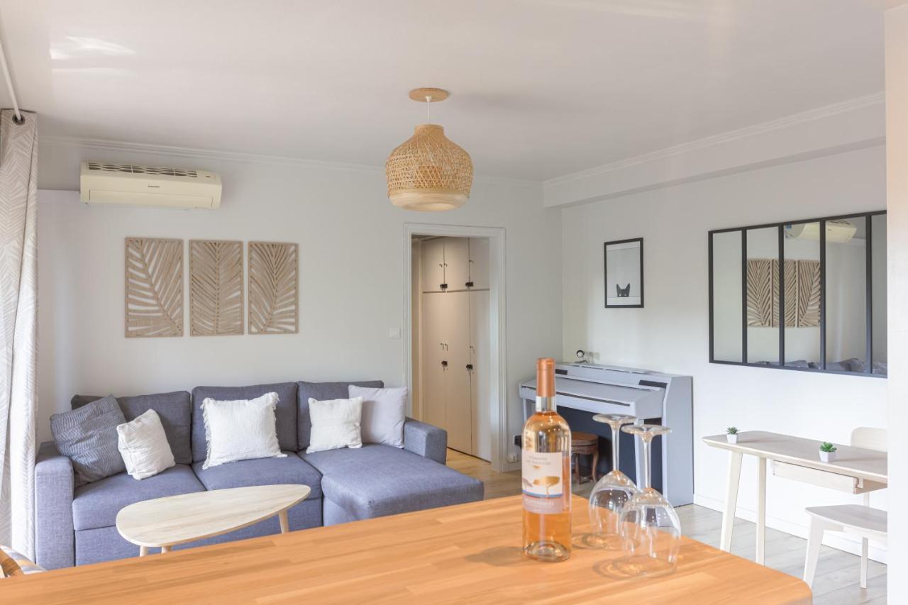 Beauvallon Plage - Magnifique T2 Avec Jardin, Proche Centre, Mer Antibes Exterior photo